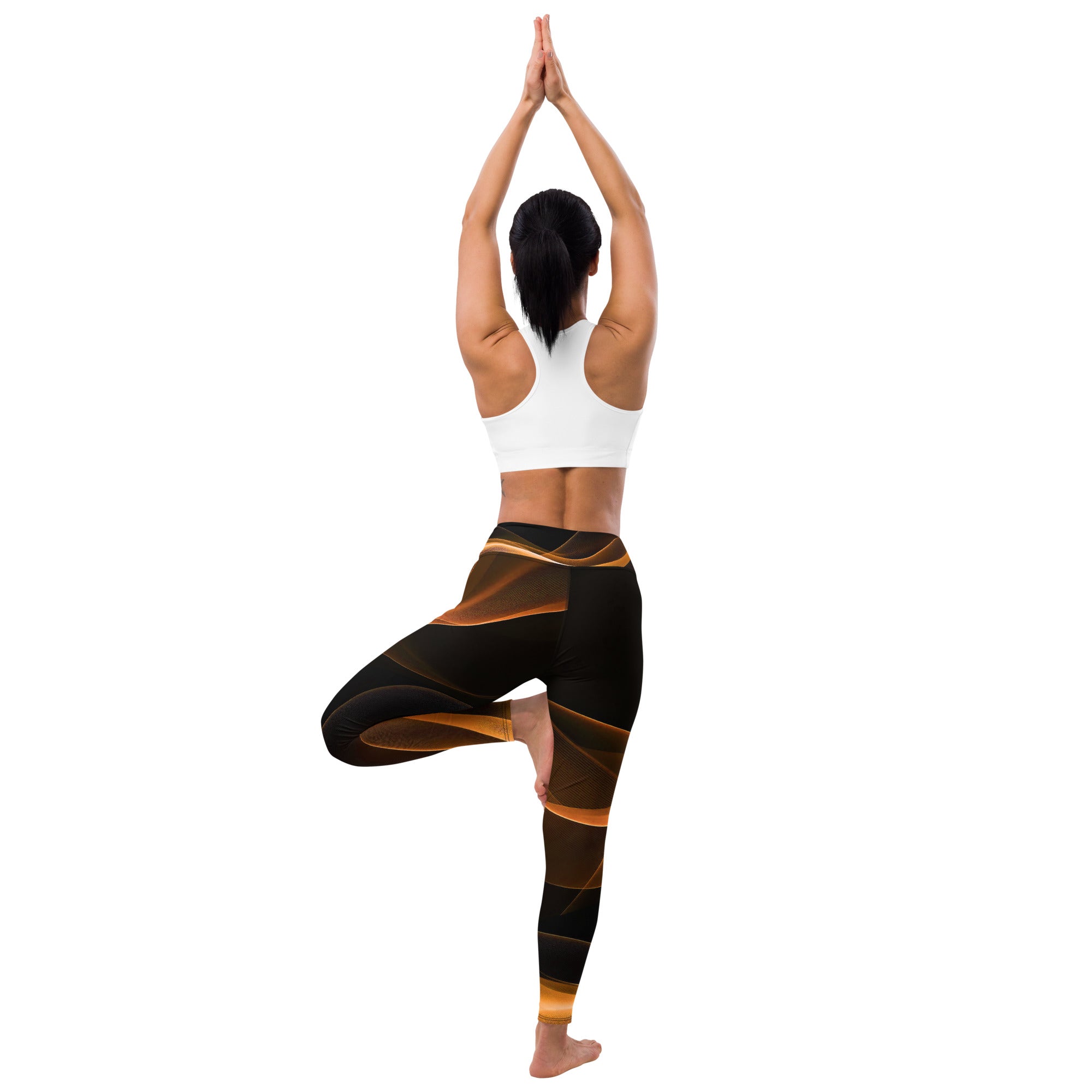 Dance Fitness Leggings. Yoga Pants. Gym or Workout High Waist Leggings. "Moovz" Streetwear by WickedYo.